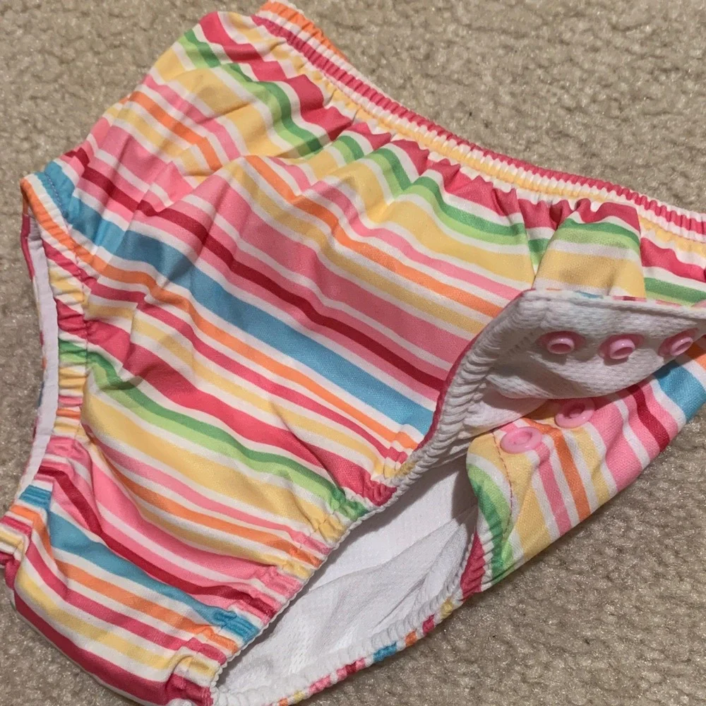 i play. Pink and Multicolor Diaper Covers